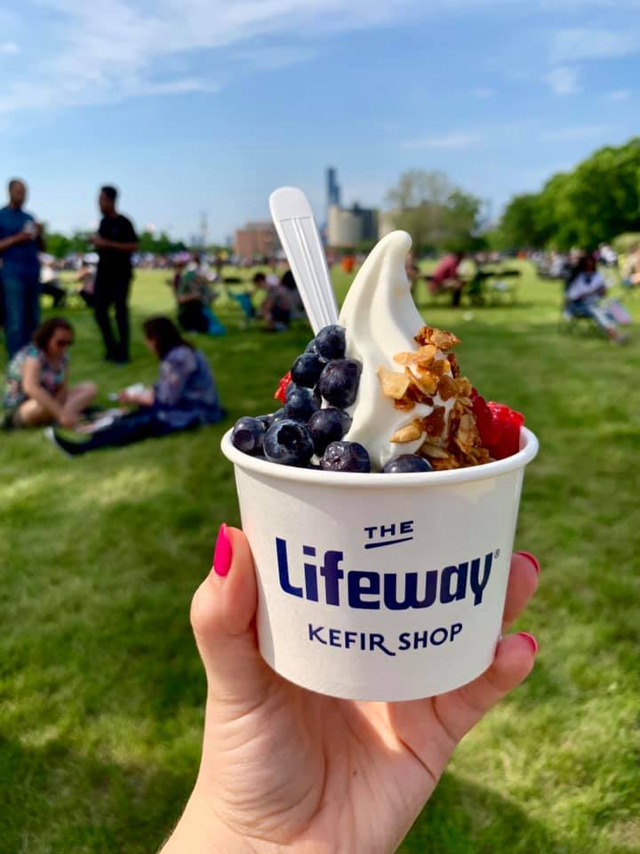 Plated dishes and handheld favorites from vendors