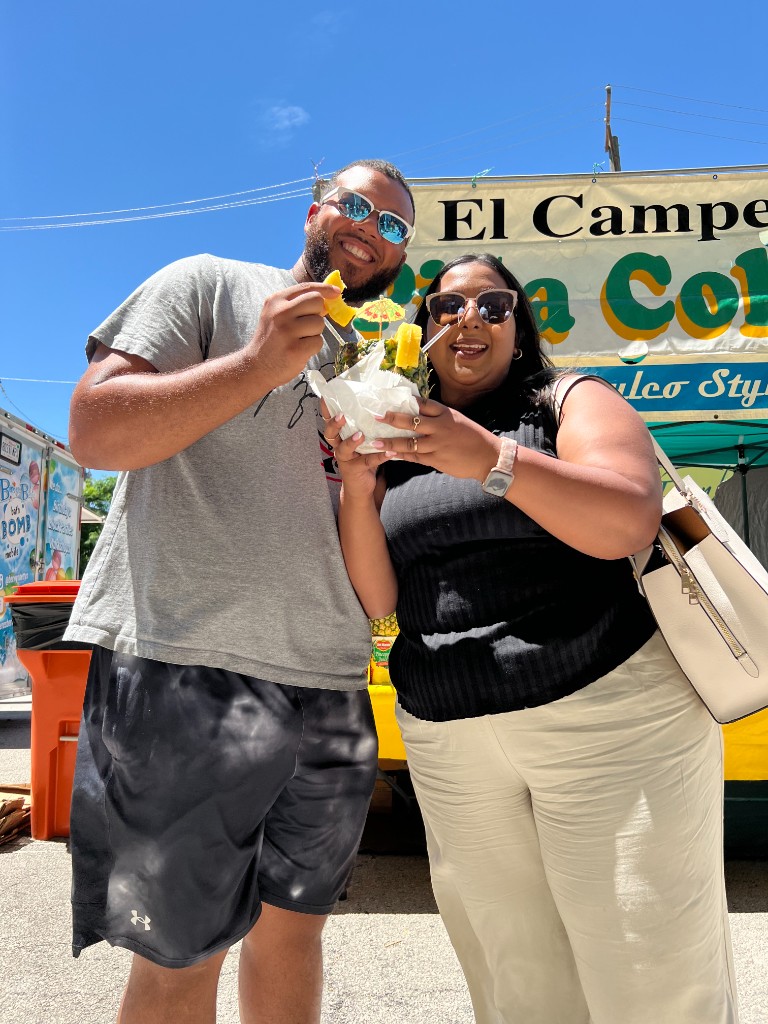 Plated dishes and handheld favorites from vendors