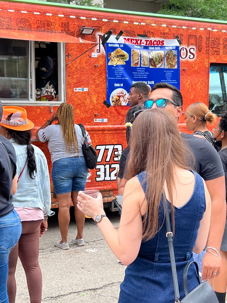 Food truck and vendor activation at Chicago Food Truck Festival