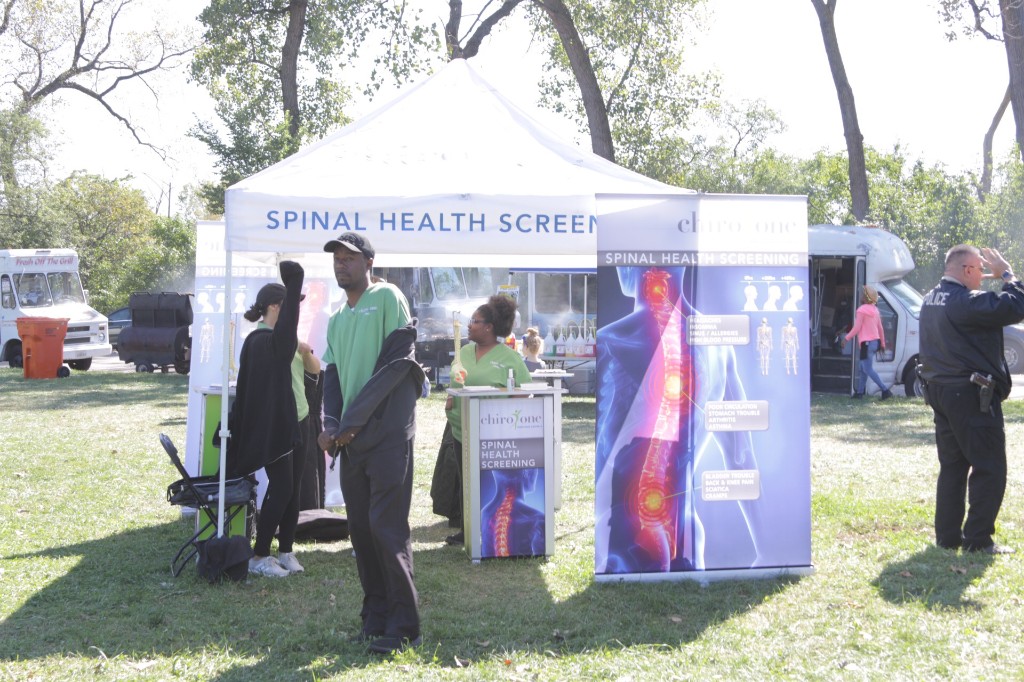 Another food-truck lineup moment at the Labagh Woods Fall Festival.