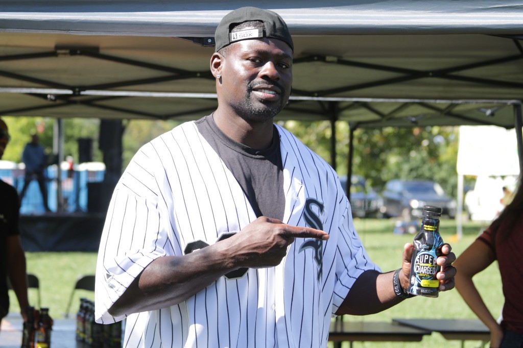 Food truck vendor serving guests from the window at Labagh Woods.