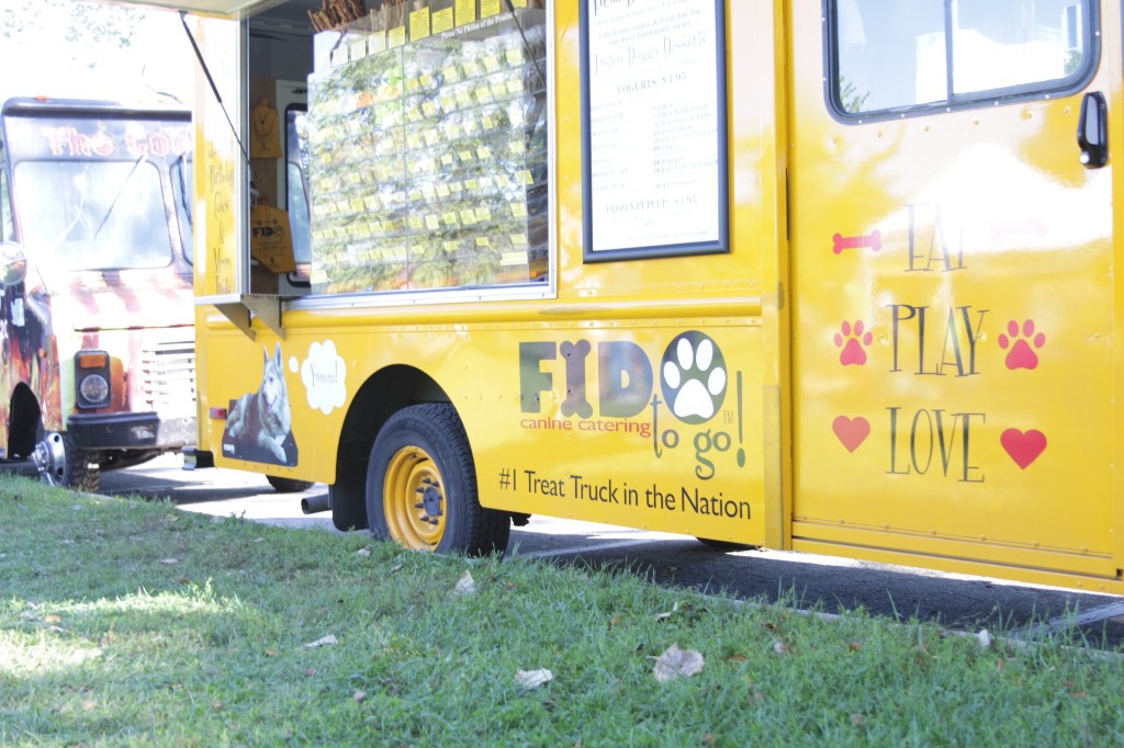 Fresh funnel cake topped with powdered sugar at the Labagh Woods Fall Festival.
